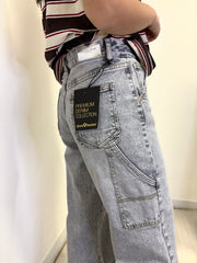 Jeans baggy grigio