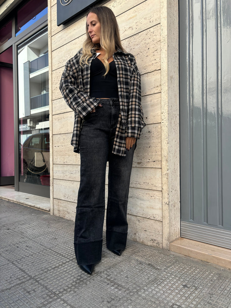 Camicia in flanella lana