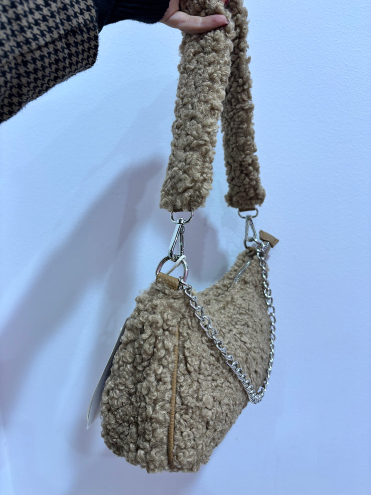 Bags in pelliccia Camel