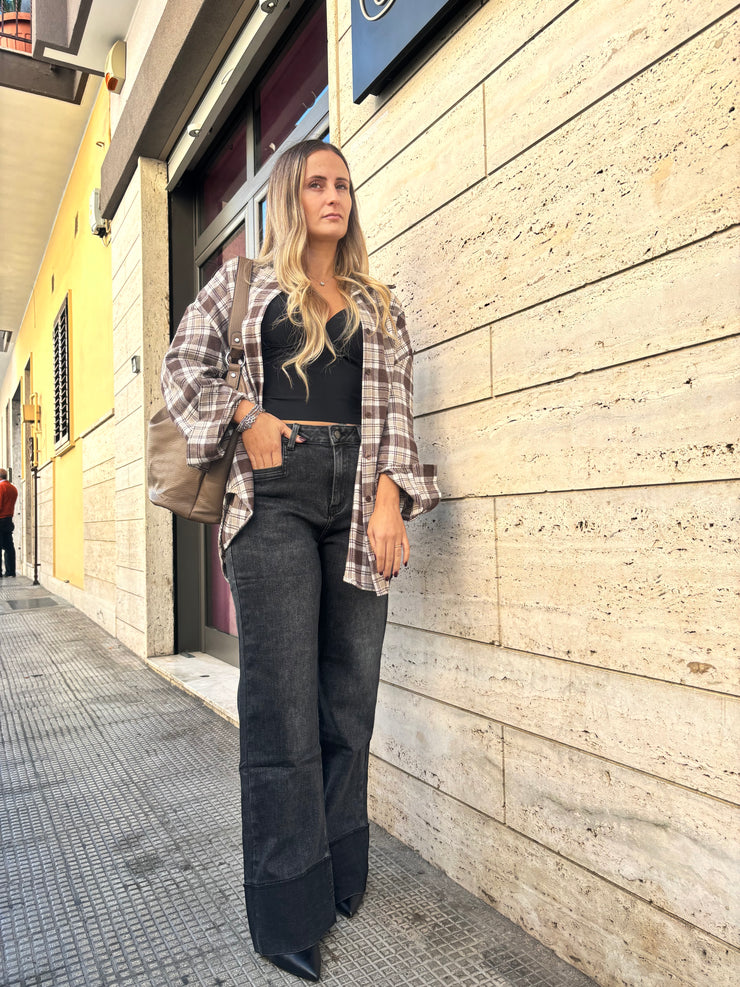 Camicia in flanella lana