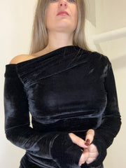 Maglia kim in velluto