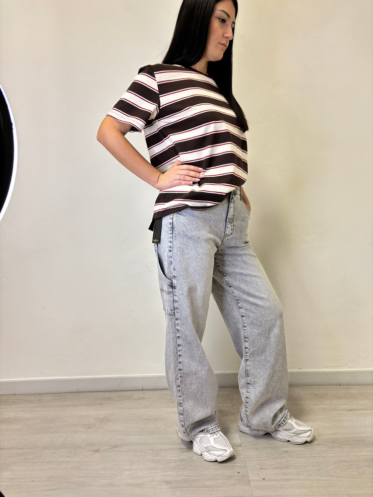 Jeans baggy grigio