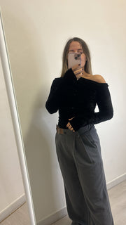 Maglia kim in velluto