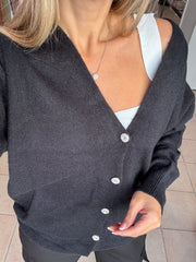 Cardigan gioiello