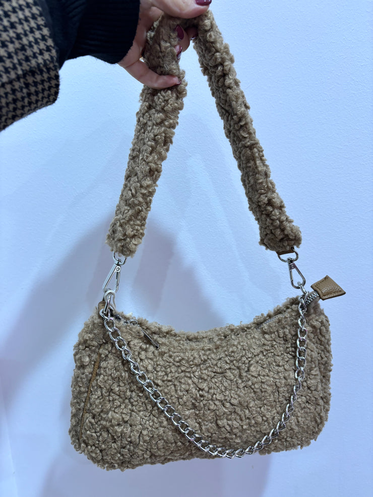 Bags in pelliccia Camel