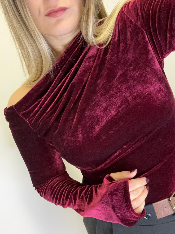 Maglia kim in velluto