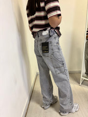 Jeans baggy grigio