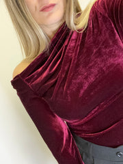 Maglia kim in velluto