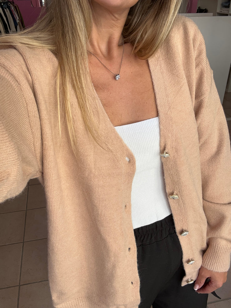 Cardigan gioiello