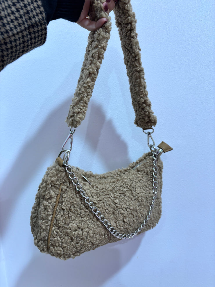 Bags in pelliccia Camel