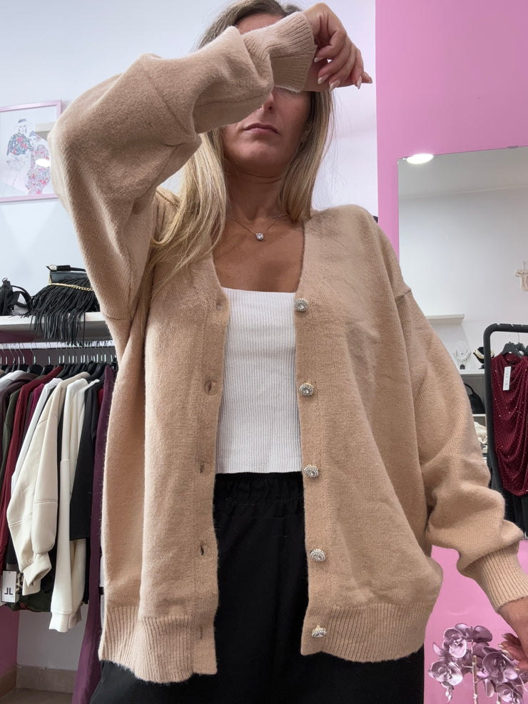 Cardigan gioiello
