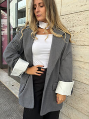 Blazer risvolta alla manica
