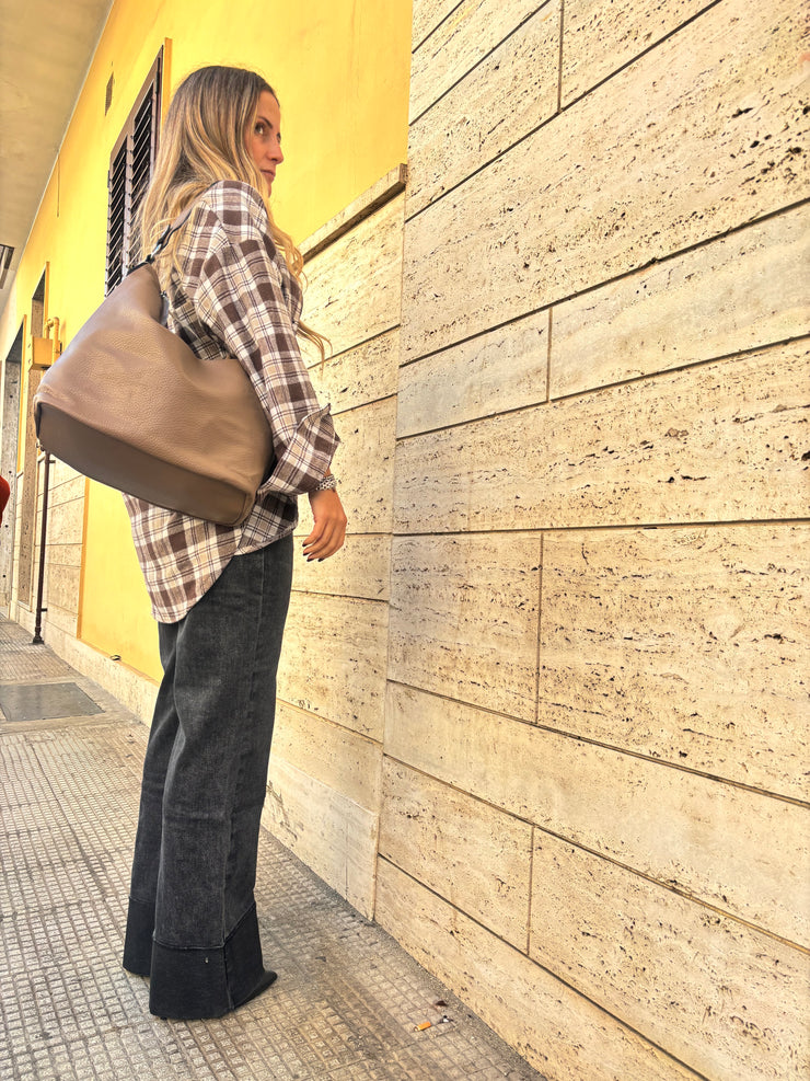 Camicia in flanella lana