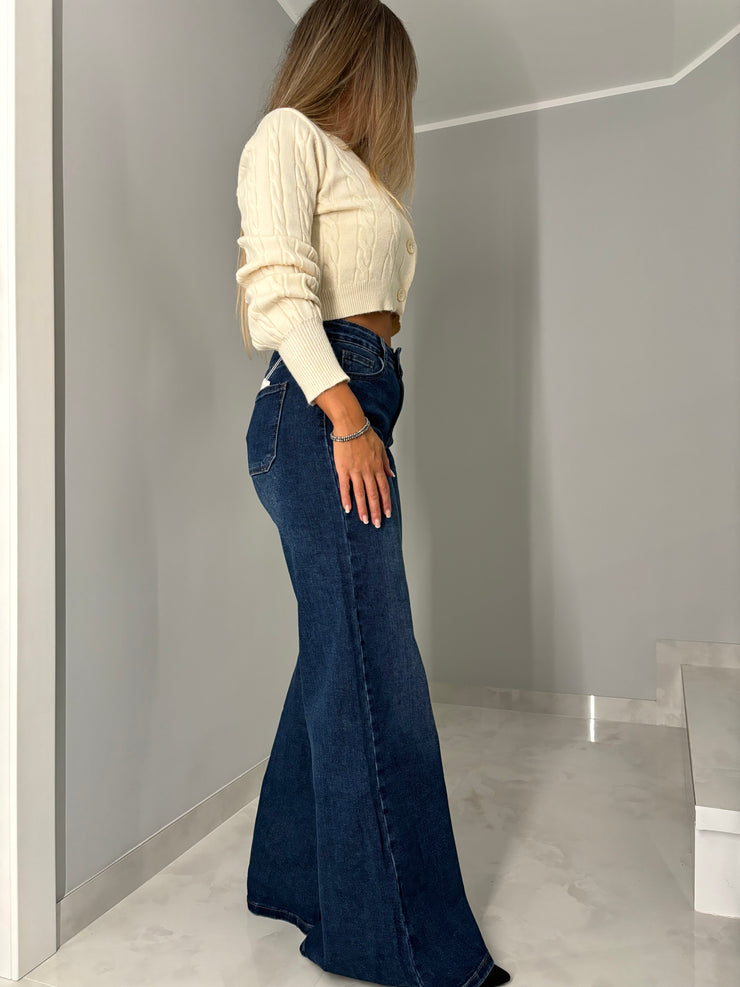 Jeans largo wide