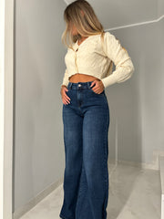 Jeans largo wide