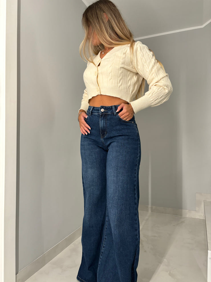 Jeans largo wide