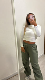 Top manica lungo lycra