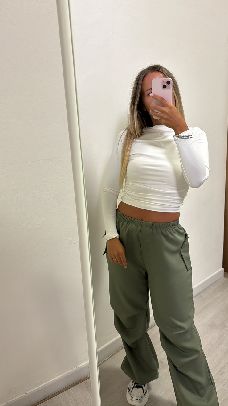 Top manica lungo lycra