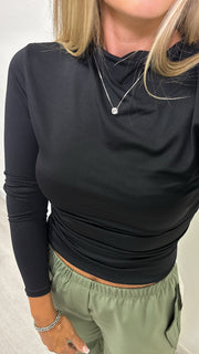 Top manica lungo lycra