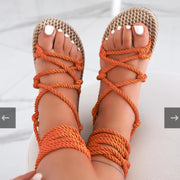 SANDALO ALLA SCHIAVA ORANGE