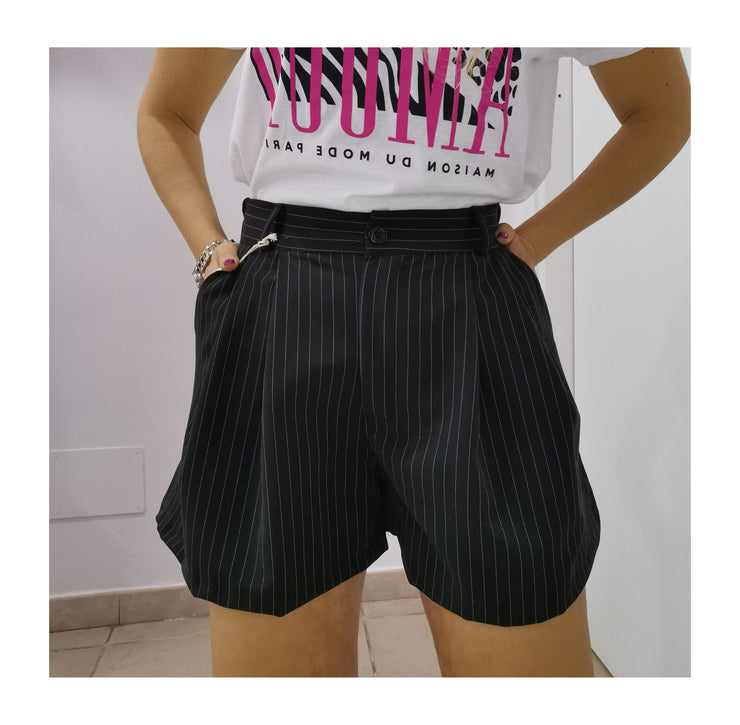 SHORT CARAMELLA GESSATO